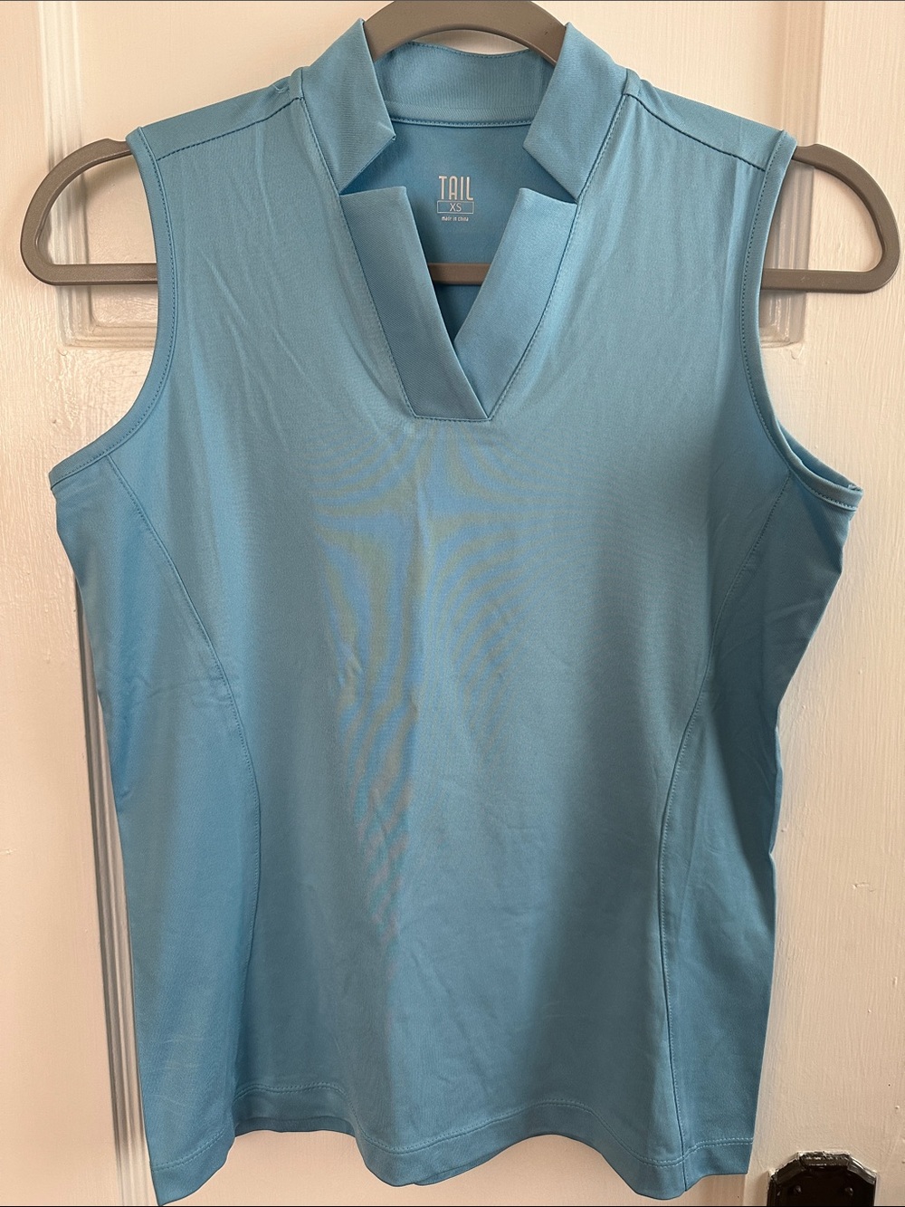 TAIL Sleeveless V-Neck Tank Top - Light Blue